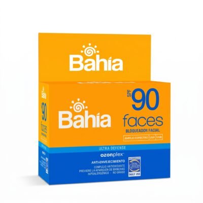 Bloqueador Bahía Faces SPF90 Sachet 10 g. x 20.