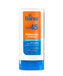 Bloqueador Bahía Protección Continua SPF45 200 g.