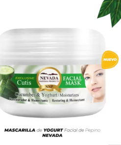 MASCARILLA FACIAL DE PEPINO Y YOGURT