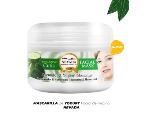 MASCARILLA FACIAL DE PEPINO Y YOGURT