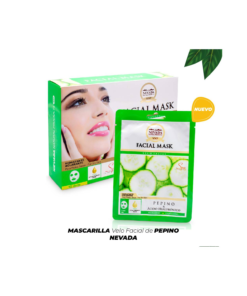 MASCARILLA FACIAL DE PEPINO