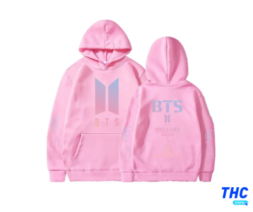 POLERA CON CAPUCHA BTS