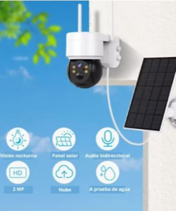 Camara de Seguridad con Panel Solar