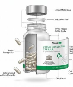 Alternative view of VIOKAL CON LECITINA FRASCO POR 30 CAPSULAS