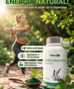 Alternative view of CAPSULA DE ESPIRULINA ,su alto contenido de proteínas PE