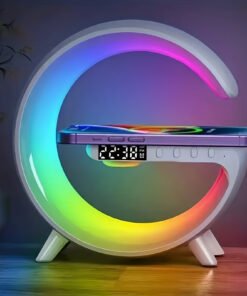 Altavoz inalámbrico Kouzone con alarma de amanecer, luz de ritmo RGB,