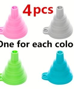 Alternative view of , embudo, mini embudo, embudo plegable de silicona, embudos plegables