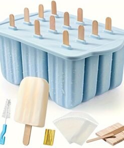 De Moldes de Silicona para Paletas, Moldes Fáciles de Desmoldar,