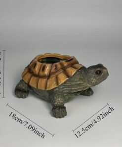 Alternative view of Macetero en Forma de Tortuga para Suculentas – Maceta de Resina