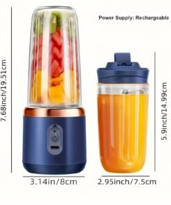 Alternative view of Exprimidor USB Recargable con 2 Vasos, Batidora, Vaso para Jugo