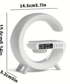 Alternative view of Altavoz inalámbrico Kouzone con alarma de amanecer, luz de ritmo RGB,