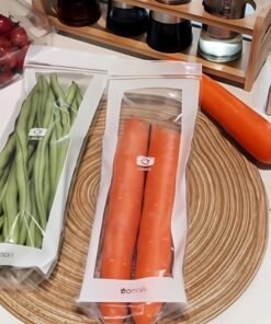 Alternative view of Bolsas autosellables para almacenamiento en refrigerador y