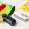 Selladora de Bolsas Portátil Recargable USB - Selladora de Bolsas de Plástico Manual para Snacks, - 16W de Potencia, Diseño Magnético, Ideal para Hogar, Viajes y Camping