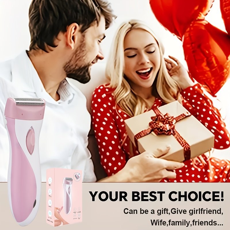 Afeitadora Eléctrica para Mujer - Afeitadora para Dama con Alimentación USB, Afeitadora de Lámina Versátil con Cuchillas de Acero Inoxidable, Recargable por USB, Ideal para Vello Facial, Axilas, Brazos, Zona del Bikini, Piernas y Depilación de Cuerpo Completo - El Regalo Perfecto para Pascua