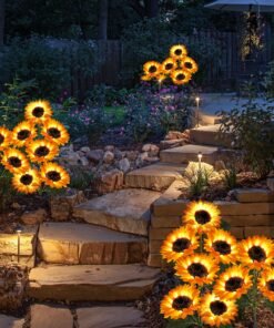 Alternative view of Decoraciones Navideñas Solares para Exteriores, 3 Luces LED de