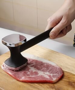 Mazo ablandador de carne de metal para el hogar, de doble cara para bistecs, herramienta de gama alta para bistecs
