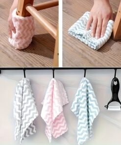 Alternative view of Paquete de 10 paños de cocina de microfibra altamente absorbentes