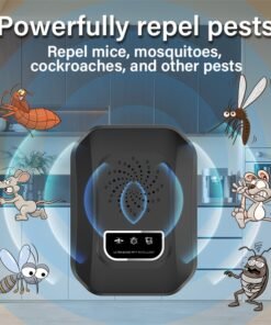 Repelente de Plagas Portátil con Tecnología de Ondas Sonoras, Ajuste