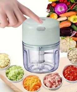 Picadora de ajo eléctrica portátil mini recargable por USB de 100/250