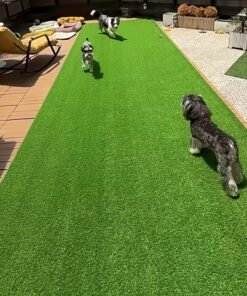 Alternative view of Juego de 3 rollos de alfombra de césped artificial grande de alta