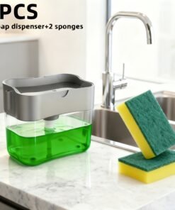 Dispensador automático de detergente para lavavajillas, incluye