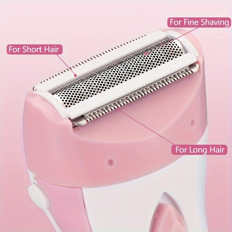 Afeitadora Eléctrica para Mujer - Afeitadora para Dama con Alimentación USB, Afeitadora de Lámina Versátil con Cuchillas de Acero Inoxidable, Recargable por USB, Ideal para Vello Facial, Axilas, Brazos, Zona del Bikini, Piernas y Depilación de Cuerpo Completo - El Regalo Perfecto para Pascua