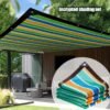 1. Vela de sombra exterior avanzada de PVC – Resistente a los