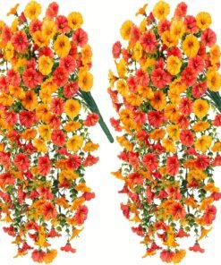 Enredaderas artificiales de campanillas resistentes a los rayos UV