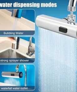 Alternative view of Grifo de Cocina] 1pc Grifo de Cocina Moderno con Cascada Giratoria de