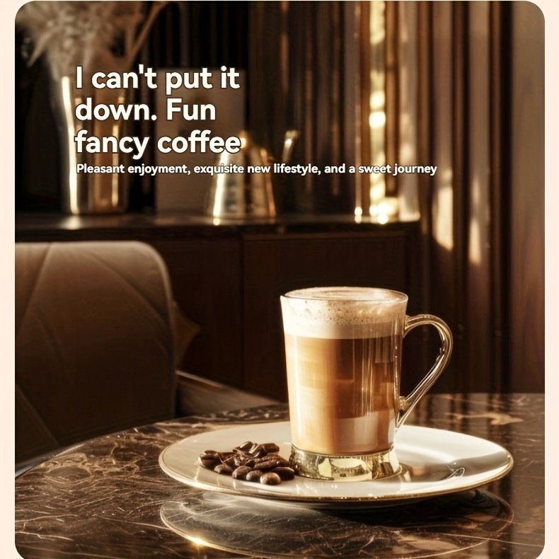 1pc Batidor Eléctrico de Mano para Espumar Leche - Portátil - Batidor de Huevos, Espumador para Café, Latte, Cappuccino, Matcha con Recipiente de Plástico Ligero, Ideal para Viajes, Camping, Picnics - Adecuado para Bebidas de Café y Té