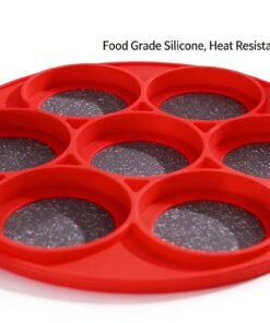 Alternative view of Moldes de silicona para panqueques y huevos, bandejas antiadherentes