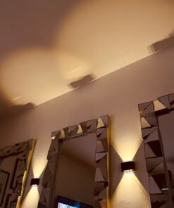 Alternative view of Luz Solar LED de Pared para Exteriores, 6 Cabezales con Selección de