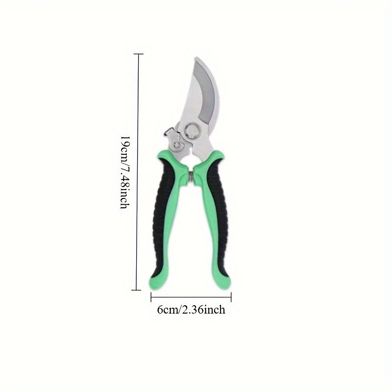 Tijera de podar profesional de alta resistencia con agarre antideslizante - Ideal para recortar ramas gruesas, arreglos florales y embellecimiento de jardines - Diseño ergonómico - Un regalo de jardinería ideal tanto para profesionales como para entusiastas
