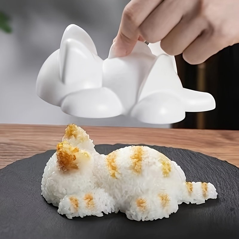 Molde para sushi en forma de gato