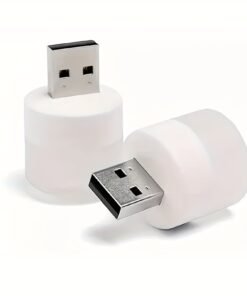 Mini Lámpara de Noche USB con Color Blanco Cálido, Lámpara de Lectura