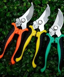 Tijera de podar profesional de alta resistencia con agarre antideslizante - Ideal para recortar ramas gruesas, arreglos florales y embellecimiento de jardines - Diseño ergonómico - Un regalo de jardinería ideal tanto para profesionales como para entusiastas