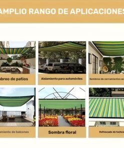 Alternative view of 1. Vela de sombra exterior avanzada de PVC – Resistente a los