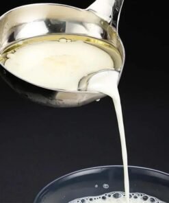 Alternative view of Cuchara colador de acero inoxidable, separador de grasa para sopa,