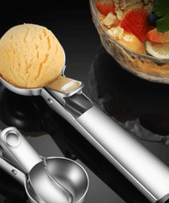 Pala para Helado de Acero Inoxidable de Alta Resistencia con Gatillo