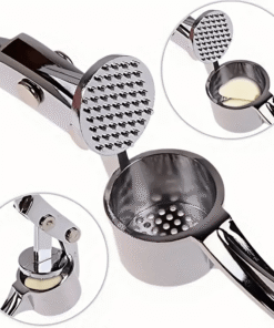 Alternative view of 1pc Prensa de Ajo de Aleación de Aluminio Premium - Picador de Ajo y Triturador de Jengibre Fácil de Limpiar, Herramientas de Cocina Duraderas para Cocinar Diariamente