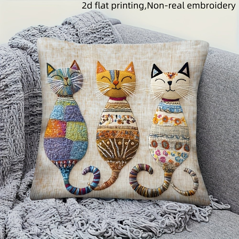 Funda de almohada estampada en 2D, 1 pieza - Imagen 3