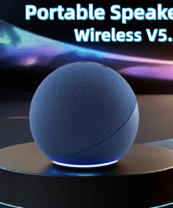 Altavoz Portátil Alaxe Azul Marino, Altavoz Inalámbrico BT. Soporta