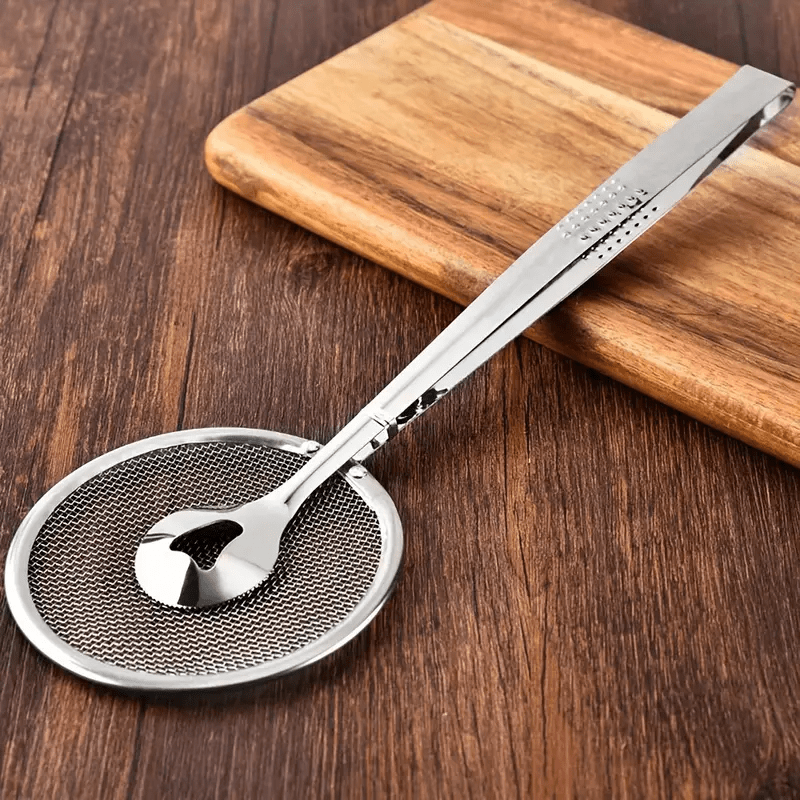 Pinzas de acero inoxidable, multifuncionales y fáciles de limpiar, ideales para cocinar alimentos más saludables, freír y asar al aire libre