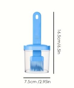 Alternative view of Juego de 2 Piezas: Botella de Aceite y Cepillo - Cepillo de Cocina Resistente a Altas Temperaturas para Hornear, Uso Doméstico y Aceite Consumible con Botella y Cepillo