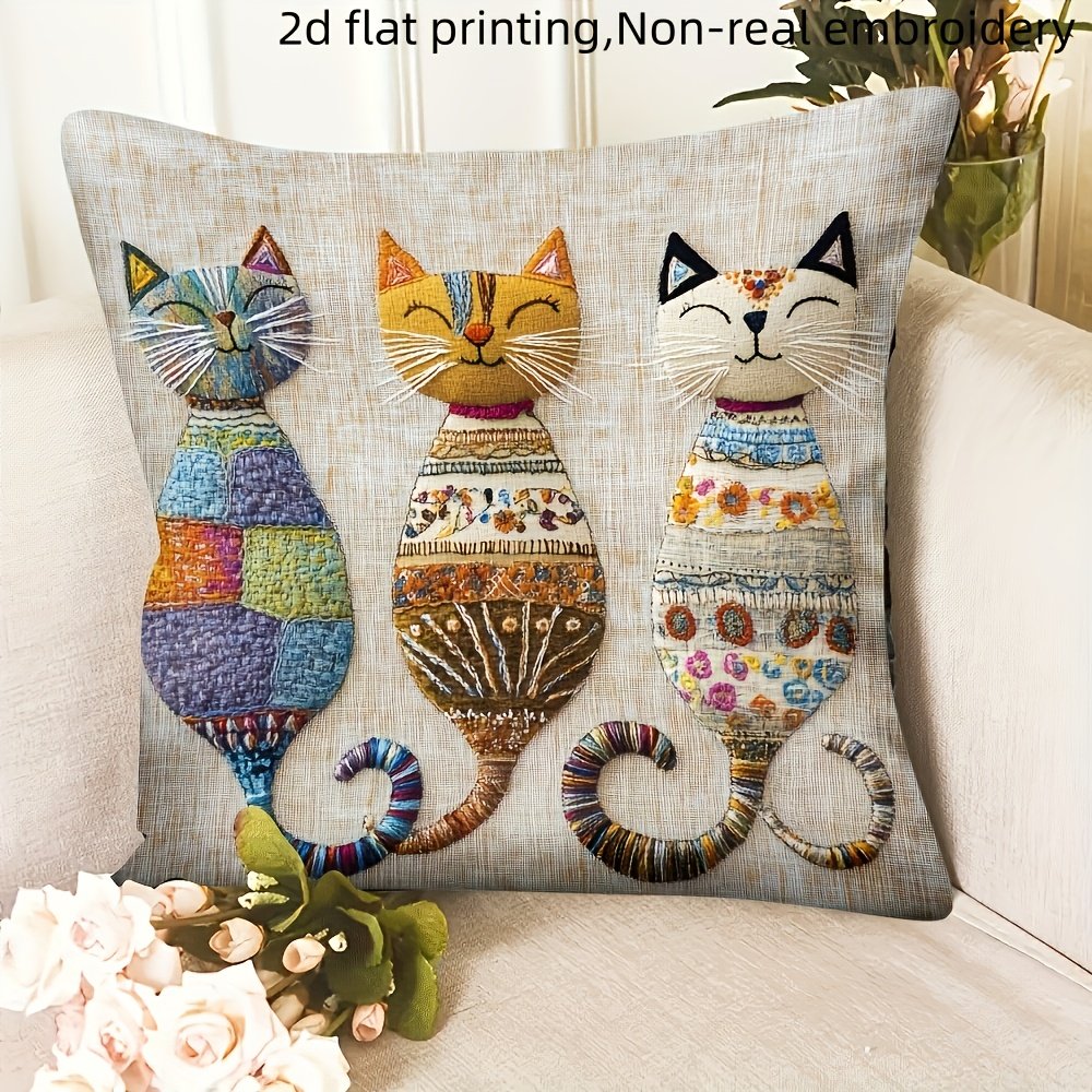 Funda de almohada estampada en 2D, 1 pieza - Imagen 5