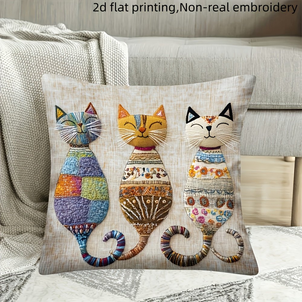Funda de almohada estampada en 2D, 1 pieza - Imagen 4