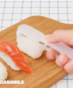 2 Piezas de Molde para Sushi, Portátil y Fácil de Usar para Hacer Mini Rollos, Práctico y Lindo Ayudante de Cocina para Hornear