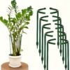 8 Piezas de Jaulas de Soporte para Plantas Ajustables de Plástico - Adecuadas para Interiores y Exteriores, Marcos Flexibles de Soporte para Jardín