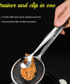 Pinzas de acero inoxidable, multifuncionales y fáciles de limpiar,