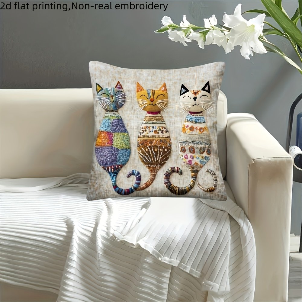 Funda de almohada estampada en 2D, 1 pieza - Imagen 6
